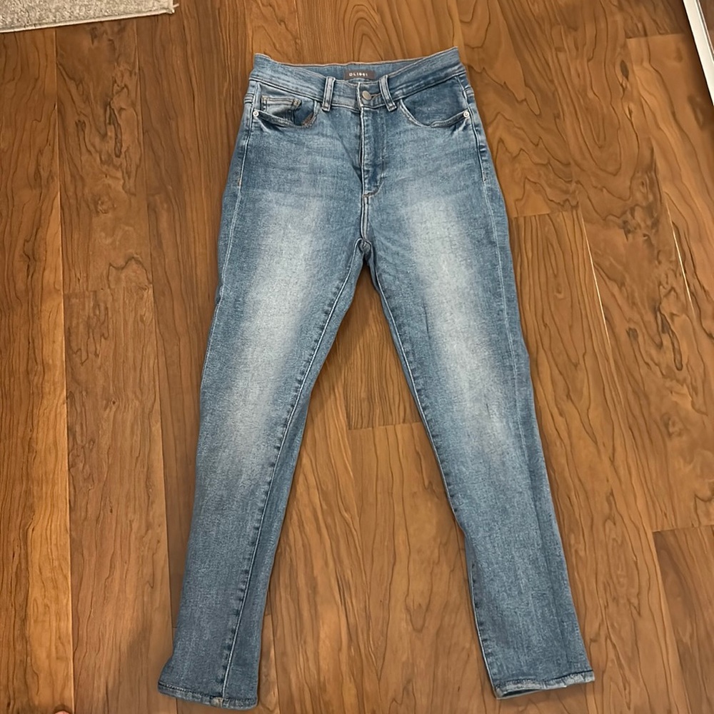 DL1961 farrow ankle high rise instasculpt skinny jeans